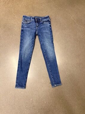 Classic Women's Blue Skinny Jeans - American Eagle Outfitters